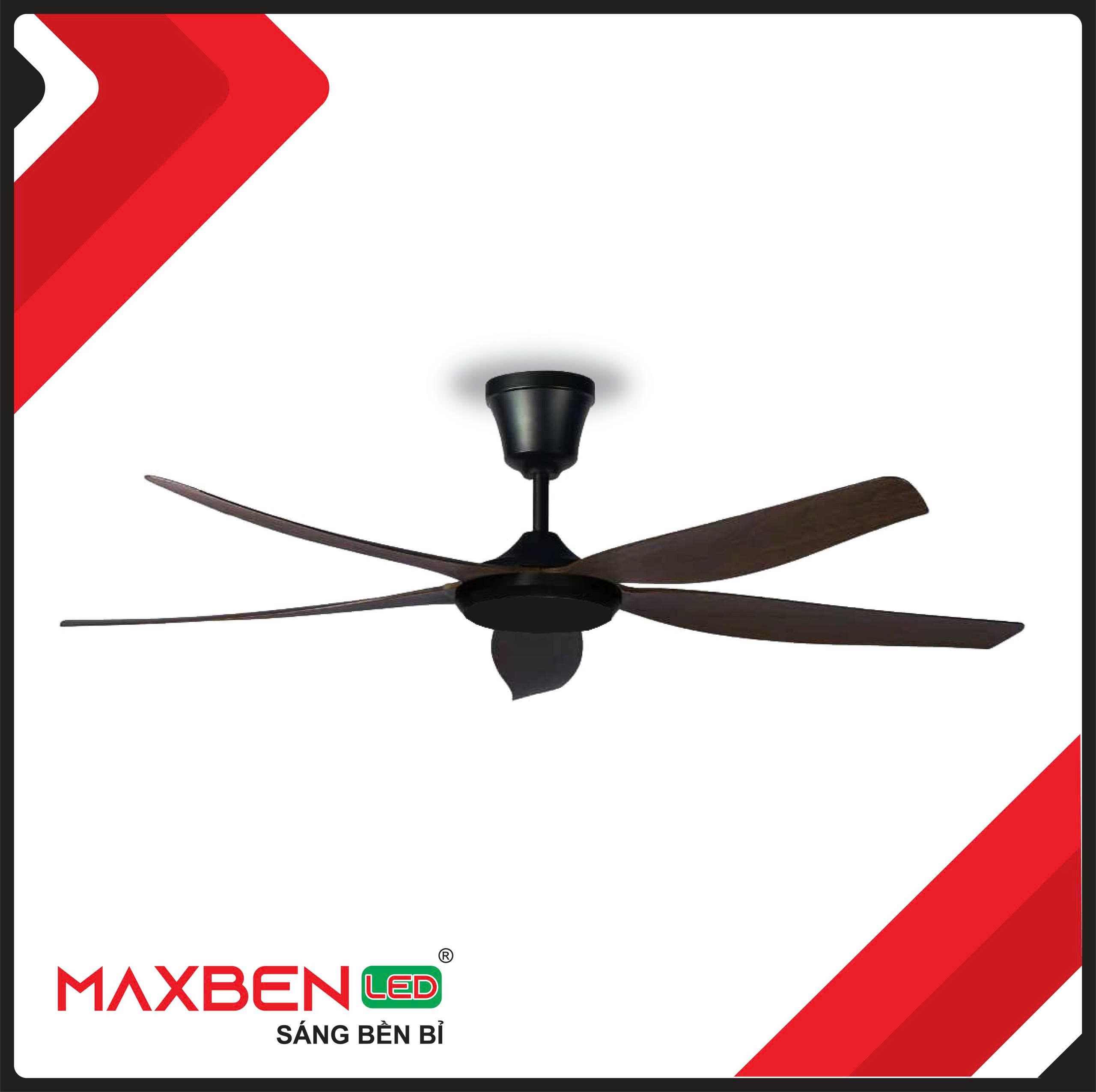 Quạt trần 5 cánh Happy serries Maxben